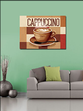 Kanvas Tablo Cappuccino Keyfi