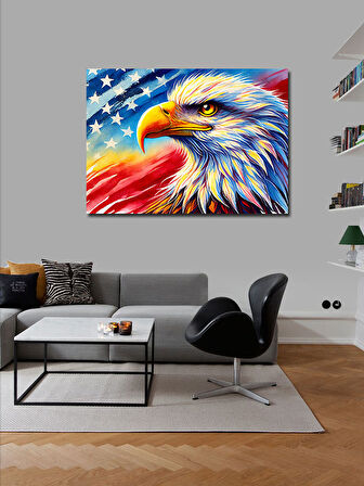 Kanvas Tablo Amerikan Kartalı İhtişamı