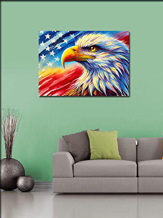 Kanvas Tablo Amerikan Kartalı İhtişamı