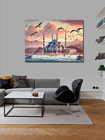 Kanvas Tablo İstanbul’Un Gün Batımı