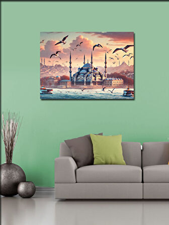Kanvas Tablo İstanbul’Un Gün Batımı