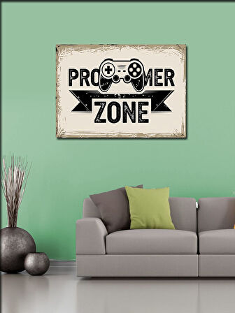 Kanvas Tablo Pro Gamer Zone: Oyun Teması