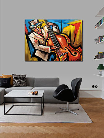 Kanvas Tablo Caz Ve Modern Sanat