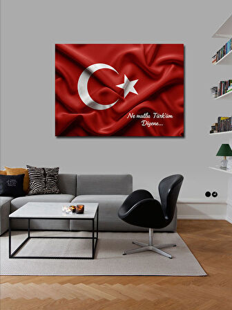 Kanvas Tablo Türk Bayrağı: Gururun Simgesi