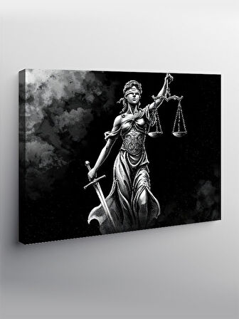 Kanvas Tablo Adaletin Sembolü: Themis