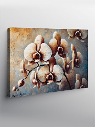 Kanvas Tablo Orkide Çiçeklerinin Zarafeti