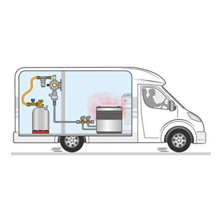 GOK GAZ DEDANTÖR FİLİTRE HORTUM SETİ Yatek Karavan Tekne