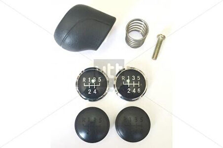 YTT 13213 Vites Topuzu Tek 2 Siyah 2 Krom Kapaklı T4 7H0711113