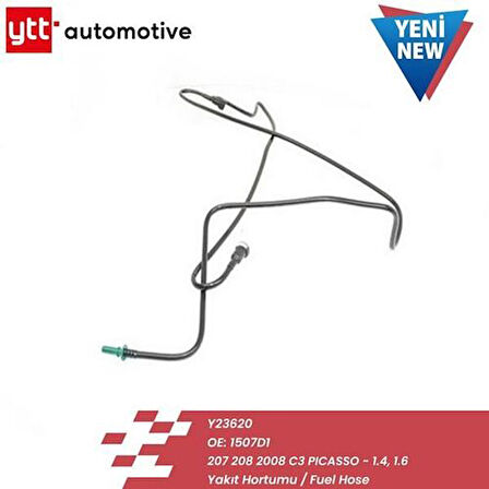 Ytt 23620 Yakıt Hortumu 207 208 2008 C3 Pıcasso 1.6 16V (Ep6.Ep6C.Ep3.Ep3C.Ep6Dt.Ep6Dtj.Et3J4.Tu3A.Tu5Jp4.Tu3Ae4