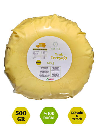 Kahvaltılık Rize Yayık Köy Tereyağı 500 Gr