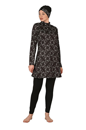 Fantasy 3419 Kadın Desenli Tesettür Mayo