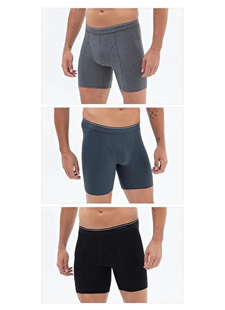 3lü Paket Erkek Boxer 9683