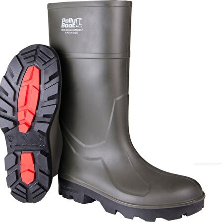  Alfa Çelik Burunlu K.Haki / Siyah Çizme