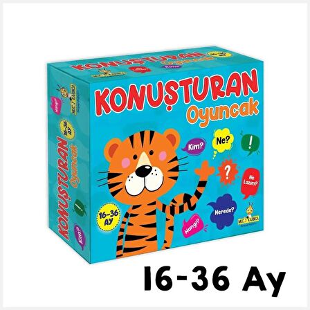 16-36 Ay Konuşturan Oyuncak ve 16-24 Ay Zeka Kutusu Konuşmayı Geliştiren Oyun İkili Seti