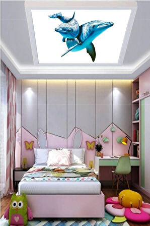Yunus Çocuk Avize, Led 60watt, Beyaz Işık, 60x60 Led Panel, Yeni Tasarım Ledli Avize,60w