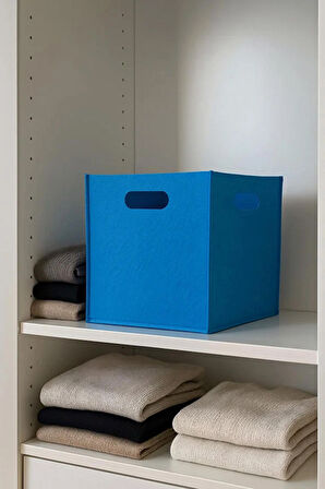 Çok Amaçlı Kullanım Keçe Organizer Dolap İçi Düzenleyici Saklama Kutusu