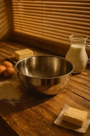 Paslanmaz Çelik Derin Çırpma ve Karıştırma Kasesi – Mutfak Karıştırma Kabı, Kek ve Pasta Karıştırma