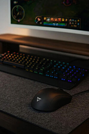 Keçe Çalışma Masası Düzenleme Ve Oyuncu Mouse Pedi Masa Üstü Düzenleyici 40x90