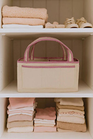 Anne Bebek Keçe Bakım Çantası Yenidoğan İçin Organizer Düzenleyici Çok Amaçlı