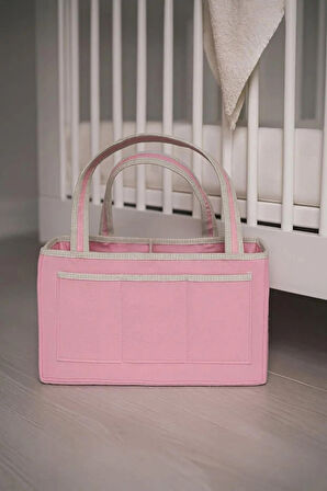 Anne Bebek Keçe Bakım Çantası Yenidoğan İçin Organizer Düzenleyici Çok Amaçlı