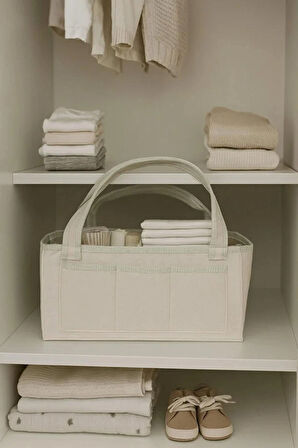 Anne Bebek Keçe Bakım Çantası Yenidoğan İçin Organizer Düzenleyici Çok Amaçlı