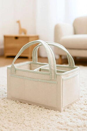 Anne Bebek Keçe Bakım Çantası Yenidoğan İçin Organizer Düzenleyici Çok Amaçlı