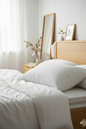 700 gr Elyaf Dolgulu Mikrofiber Yastık – Nefes Alan - 50 x 70 cm