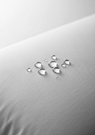 2 Adet Sıvı Geçirmez Microfiber Yastık Alezi - Su Geçirmez Yastık Koruyucu 50x70 cm