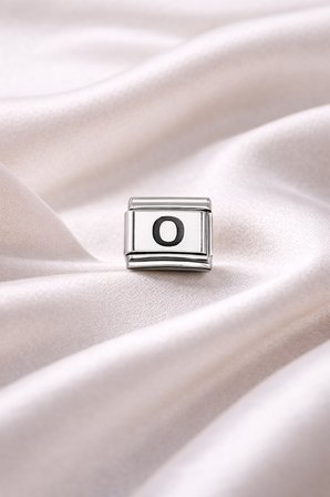 O Harf Charm | Çelik Bileklik Aksesuarı | Kişiye Özel Harf Modülü | Minimal & Zarif