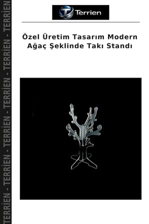Özel Üretim Tasarım Modern Ağaç Şeklinde Takı Standı