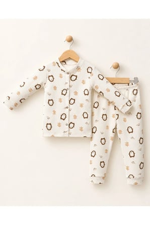 Kız Çocuk Pijama Takımı Penguen Desenli