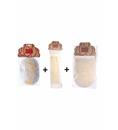 Kabak Organik Banyo Lif Seti Organic Bath Fiber
