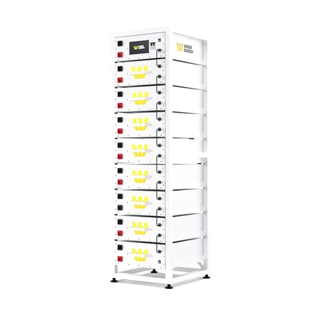 50kWh LiFePO4 Lityum Demir Fosfat Yüksek Voltaj Akü 