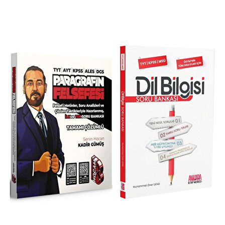 Benim Hocam Paragrafın Felsefesi ve AKM Dil Bilgisi Soru Bankası Seti 2 Kitap