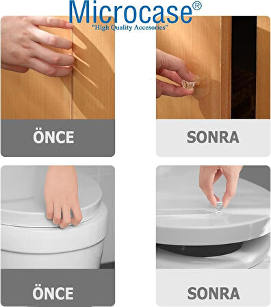 Microcase Kendinden Yapışkanlı Kristal Topuzlu Çekmece Raf Dolap Pencere vb için Tutacak Kulp - ŞEFFAF AL4760 2 Adet