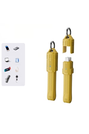 USB 4.0 Esnek Kısa Kablo, Tam Özellikli Veri Kablosu, 40 Gb Aktarım PD Hızlı Şarj Kablosu