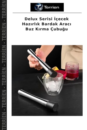 Delux Serisi İçecek Hazırlık Bardak Aracı Buz Kırma Çubuğu