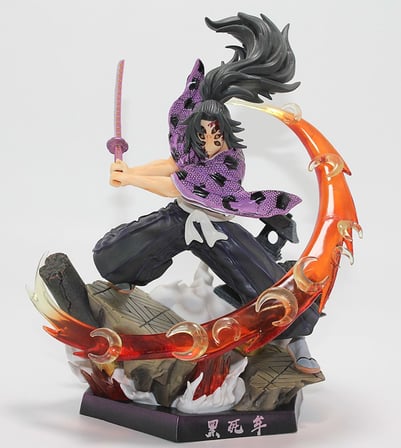 Özel Üretim Objesi Oyuncak Model Fan Ürünü Anime Demon Slayer Tsugikuni Figürü 28 Cm