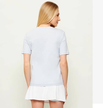 Lacoste V Yaka  Organik pamuk Bayan T-Shirt