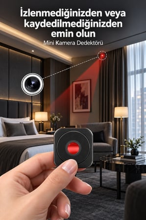 Kamera Dedektörü  Kızılötesi Kamera Bulucu Casus Kamera Bulucu