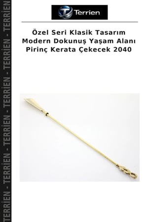 Özel Seri Klasik Tasarım Modern Dokunuş Yaşam Alanı Pirinç Kerata Çekecek 2040