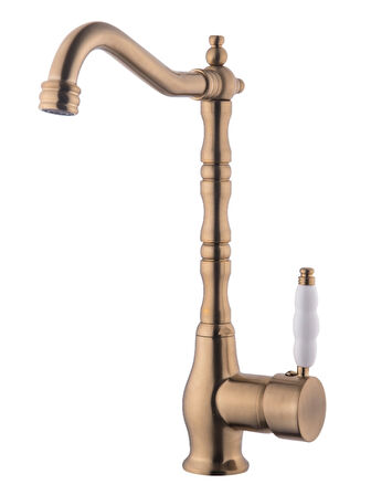 Rustik Mutfak Evye Bataryası Mat-Gold