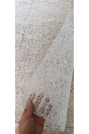 Gri Şeffaf PVC Masa Örtüsü Hasır desenli Masa Örtüsü Lüx model