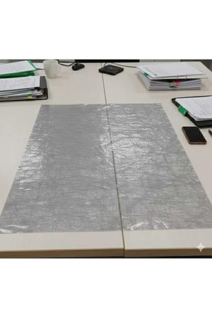 Gri Şeffaf PVC Masa Örtüsü Hasır desenli Masa Örtüsü Lüx model