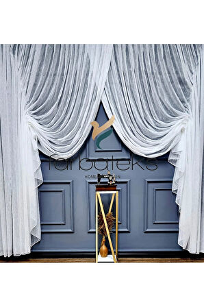 Keten Donati Yeni Moda Tül Kruvaze Tiyatro Yanki Tül Perde