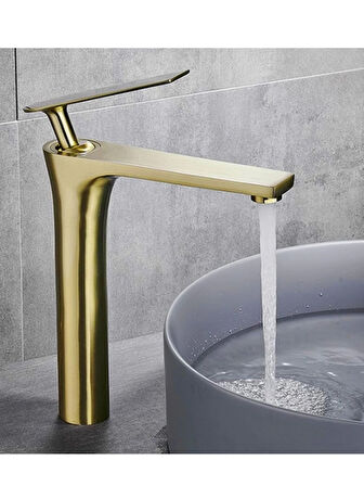Çanak Lavabo Bataryası Mat Gold