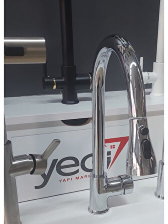 Spiralli Mutfak Bataryası-Krom