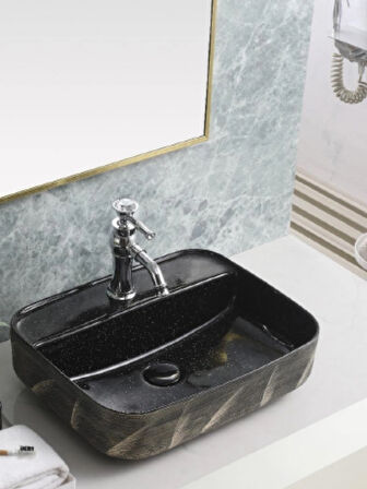 Tezgah Üstü Seramik Çanak Lavabo Banyo Lavabosu