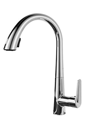 Gizli Spiralli Mutfak  Evye Bataryası Gümüş