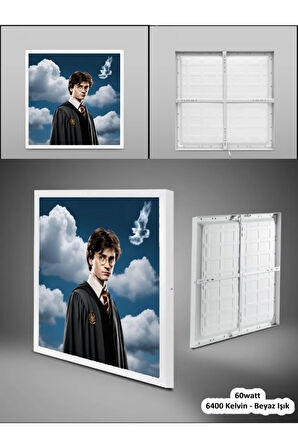 Harry Potter Avize, 60X60 LED-60WATT- ÇOCUK ODASI TAVAN LAMBASI, MODERN YENİ TAVAN AVİZE, Beyaz ışık